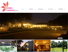 Tablet Screenshot of goldenlandmark.in